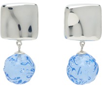Silver & Blue Anthony Bianco Edition Lea Earrings