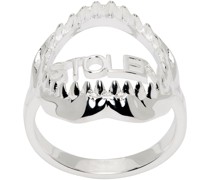 Silver Shark Jaw Ring