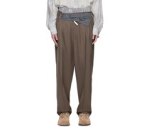Brown Signature Superpants Trousers