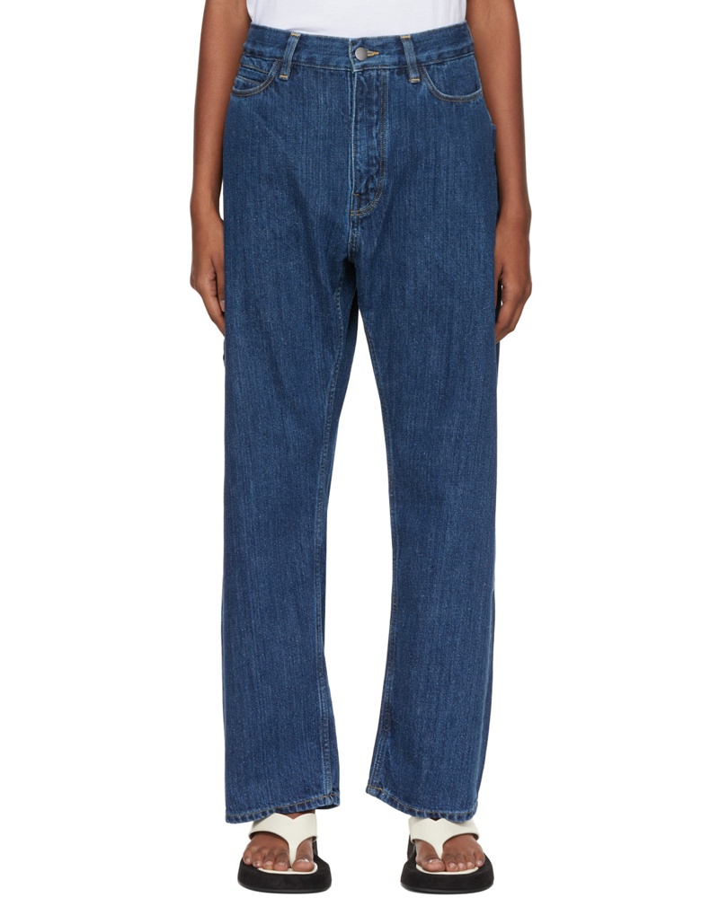 Studio Nicholson Damen Blue Rae Jeans