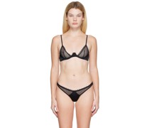 Black Sirene Plunge Bra