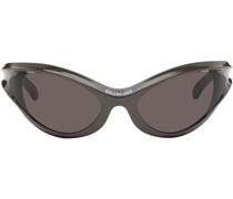 Gray Dynamo Round Sunglasses