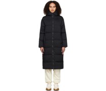 Black Serenity Puffer Coat