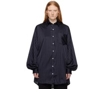 Navy Oversized Shirt