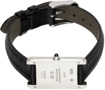 Black Leather A13 Watch Bracelet