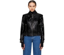 Black Amoree Leather Jacket