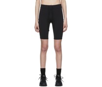 Black Nylon Sport Shorts
