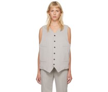 Taupe Tailoring Vest