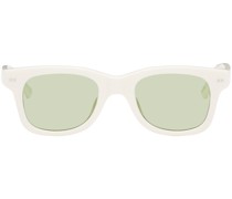 White Alex Sunglasses