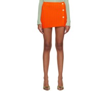 SSENSE Exclusive Orange Miniskirt