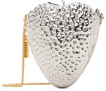 Silver Strawberry-Shaped Clutch