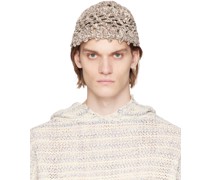 SSENSE Exclusive Brown Flower Beanie