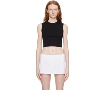 Black Esmé Cropped Tank Top