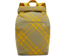 Yellow Roll Backpack
