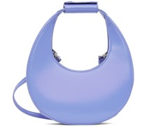 Blue Mini Moon Bag