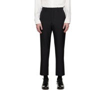 Black Tapered Trousers