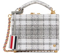 Gray & White Check Bag