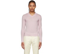 SSENSE Exclusive Purple Wool Polo