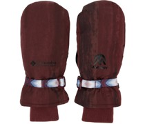 Burgundy & Navy Columbia Edition Bugaboo Interchange 2-In-1 Mittens & Gloves