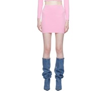 Pink Bonded Miniskirt