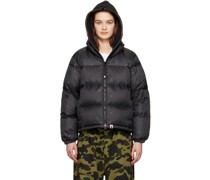 Black Quilted Down Jacket