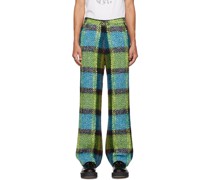 SSENSE Exclusive Multicolor Check Trousers