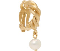Gold High Noon Single Clip-On Earring