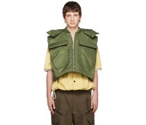 Khaki Cargo Vest
