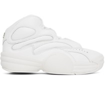 White AW Hoop Sneakers