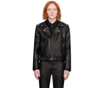 SSENSE Exclusive Black Leather Jacket