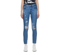 Blue 501 Skinny Jeans