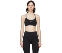 Black Seamless Sports Bra