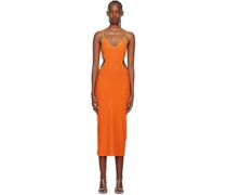 Orange Lilou Midi Dress