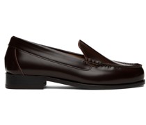 Brown Polished Classic Loafers