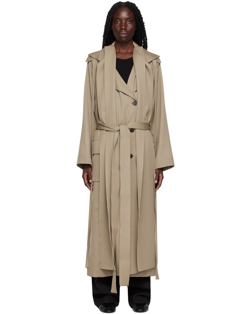 The Row Damen Beige Adva Trench Coat