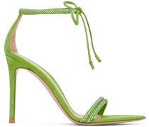 Green Montecarlo Heeled Sandals