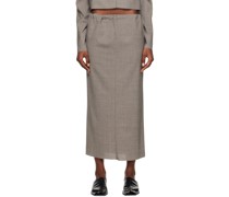 Gray No.209 Maxi Skirt