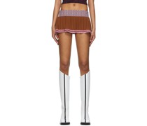 SSENSE Exclusive Brown Mini Skirt