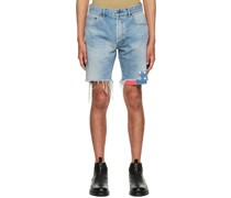 Blue Bozeman Denim Shorts