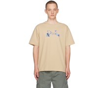 Taupe Leafy T-Shirt