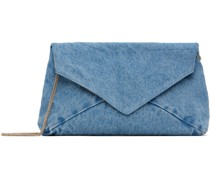 Blue Denim Envelope Bag