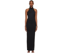 Black Smooth Lounge Maxi Dress