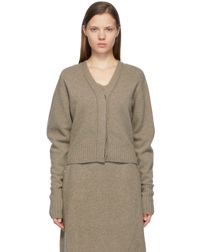 LOW CLASSIC Damen Wool Wholegarment Cardigan