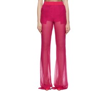 Pink Sheer Trousers