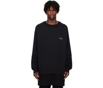 Black Layered Sweatshirt