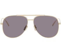 Gold Aviator Sunglasses
