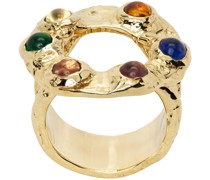 Gold Halo Ring