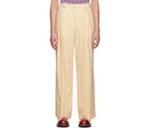 Off-White Wide Leg Trousers