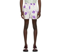 White Jamun Shorts