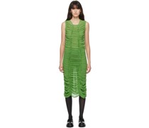 SSENSE Exclusive Green Mesh Elisa Dress